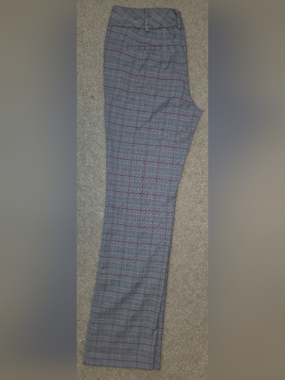 7th Avenue Design Studio NY&Co Plaid Dress Pants Size 8 - Picture 2 of 3